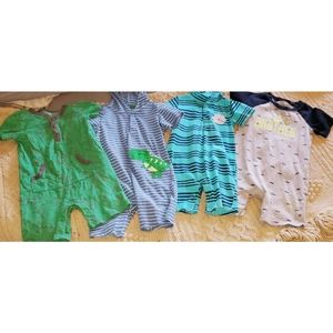 Toddler Boy's Carter's Playsuit Bundle - 24m/2T